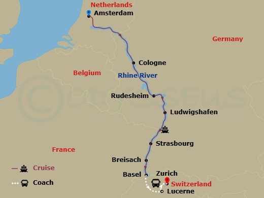 map of itinerary