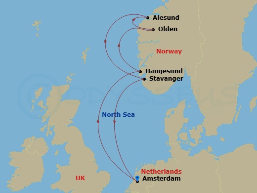 map of itinerary