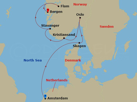 map of itinerary