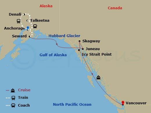 map of itinerary