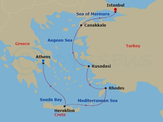 map of itinerary