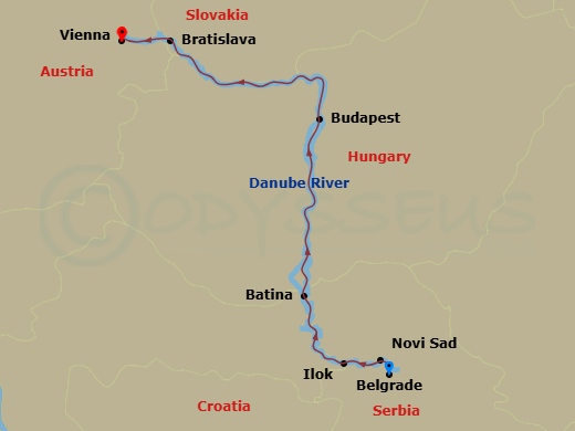 map of itinerary