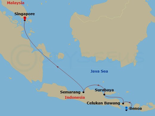 map of itinerary