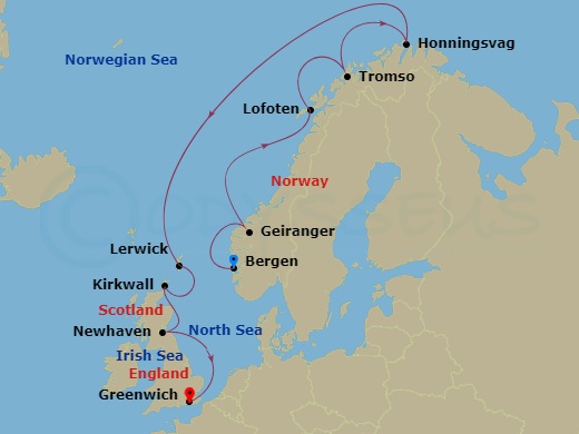 map of itinerary