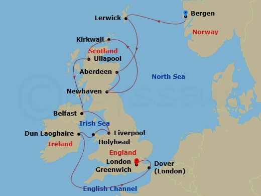 map of itinerary