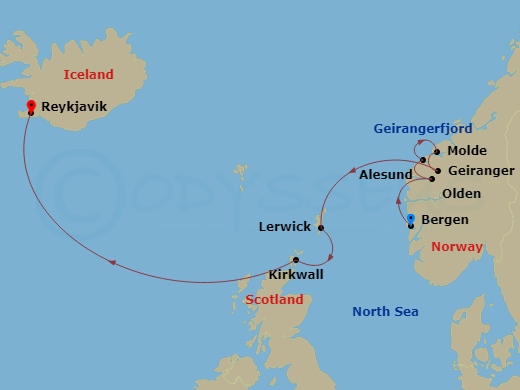 map of itinerary