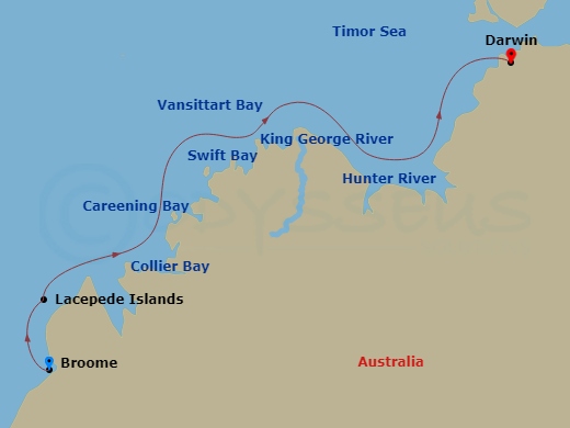 map of itinerary