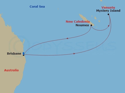 map of itinerary