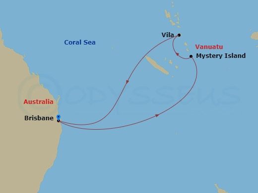 map of itinerary