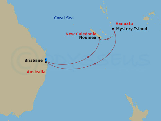 map of itinerary