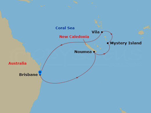 map of itinerary