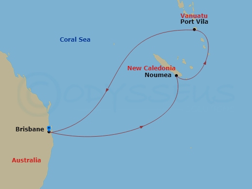 map of itinerary