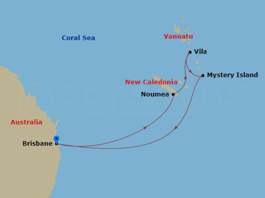 map of itinerary
