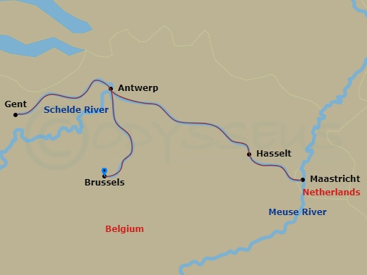 map of itinerary