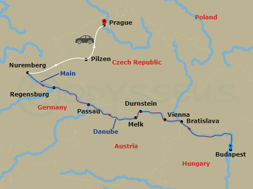 map of itinerary