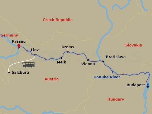 map of itinerary