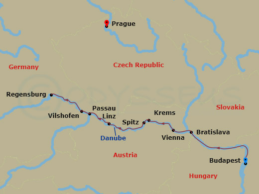 map of itinerary