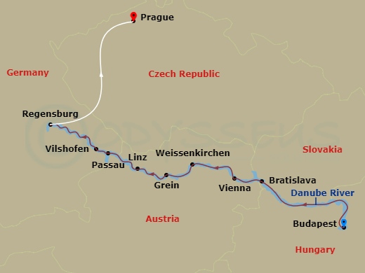 map of itinerary