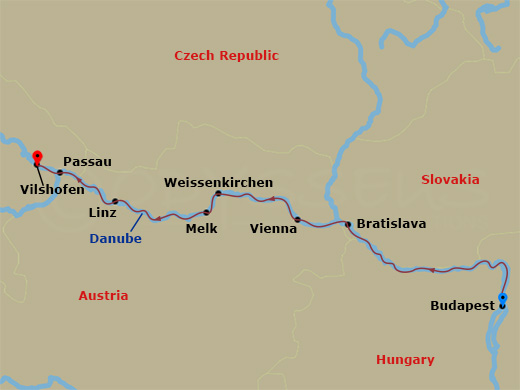 map of itinerary