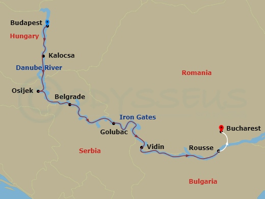 map of itinerary