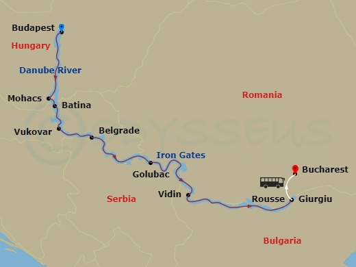 map of itinerary