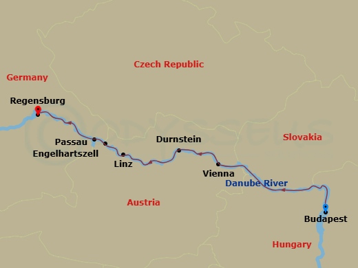 map of itinerary