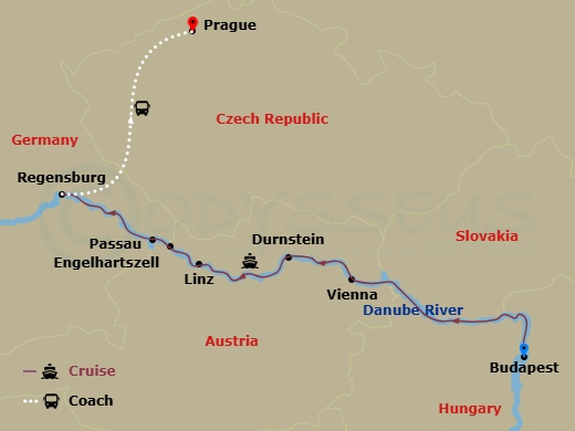map of itinerary
