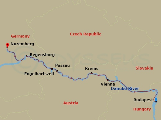 map of itinerary