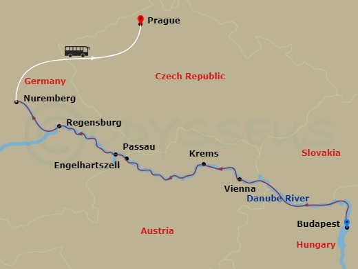 map of itinerary