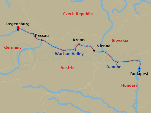 map of itinerary