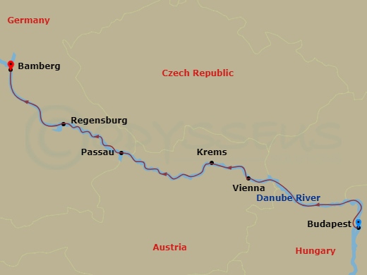 map of itinerary