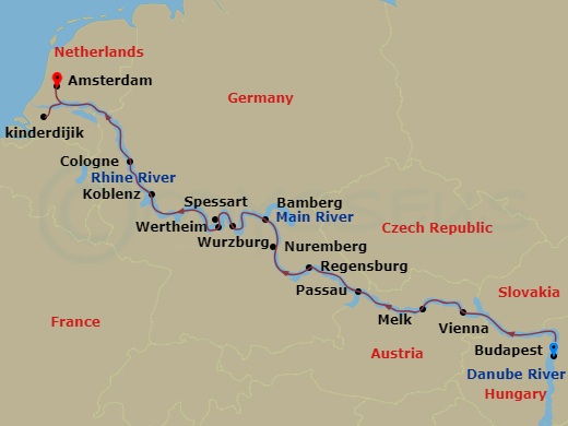 map of itinerary