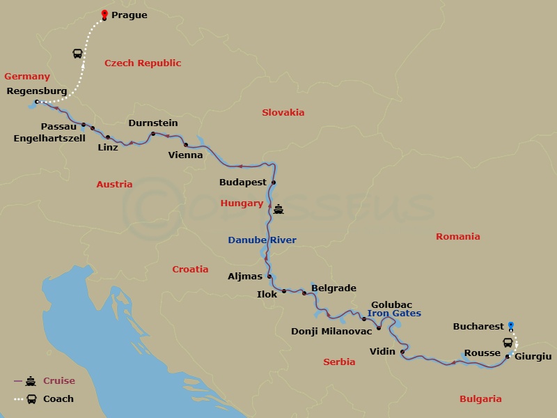 map of itinerary