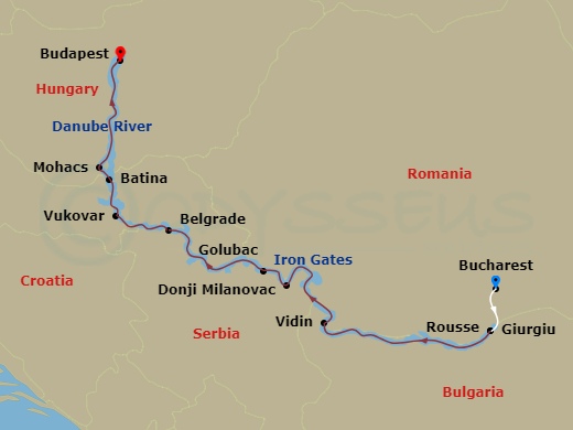 map of itinerary