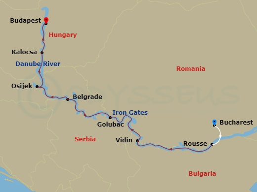 map of itinerary