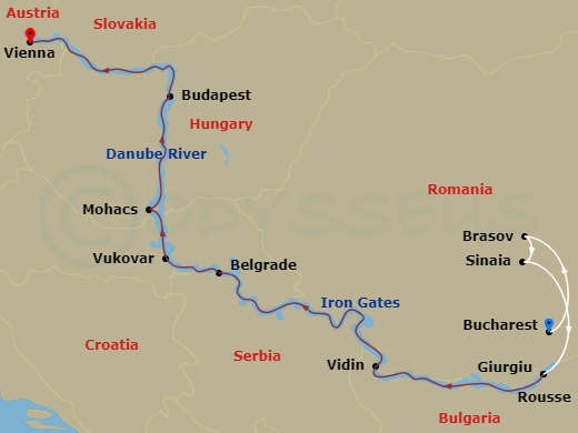 map of itinerary