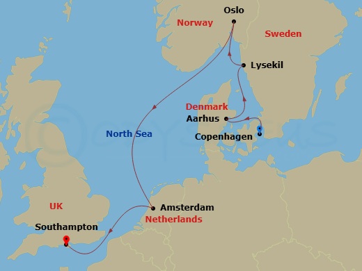 map of itinerary