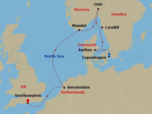 map of itinerary