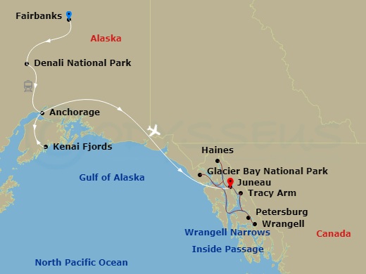 map of itinerary