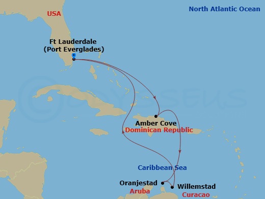 map of itinerary