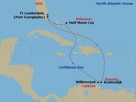 map of itinerary