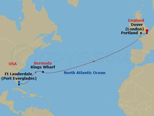 map of itinerary