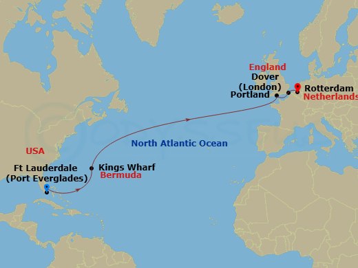 map of itinerary