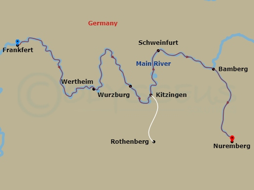 map of itinerary