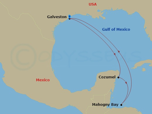 map of itinerary