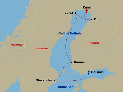 map of itinerary