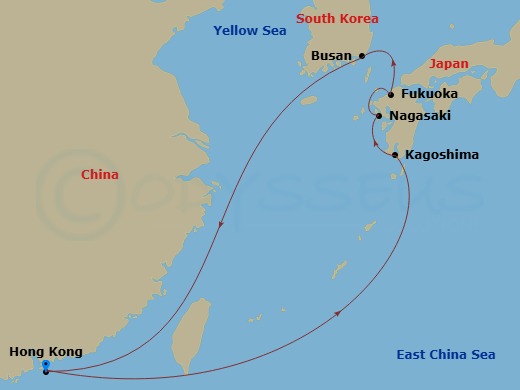 map of itinerary