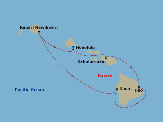 map of itinerary