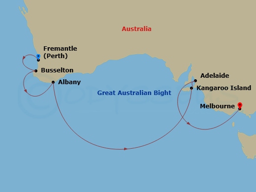 map of itinerary