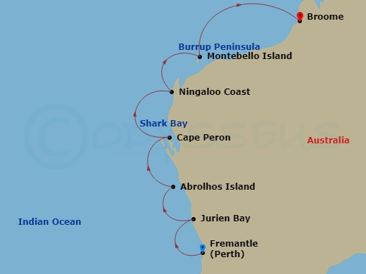 map of itinerary